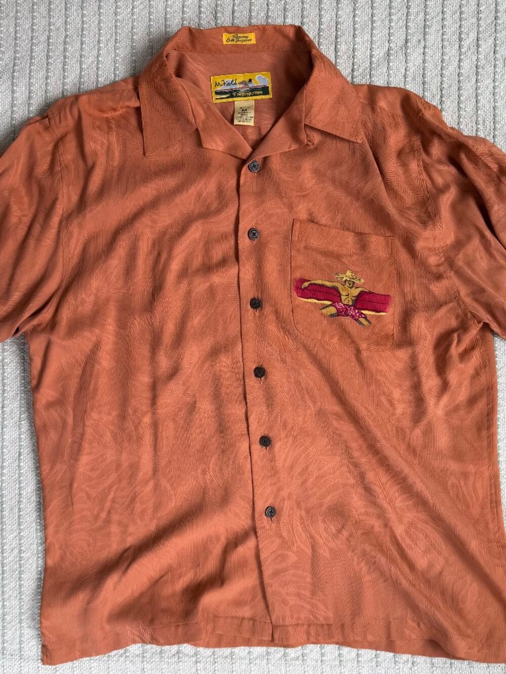 Vintage Reyn Spooner M.Field Silk Aloha Shirt